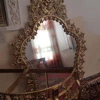 فروش ست کامل اینه شمعدان وبوفه تمام برنز اصل الشتر