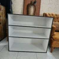کتابخانه ۳ طبقه ملامین سفید