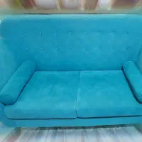 مبل دونفره فیروزه ای