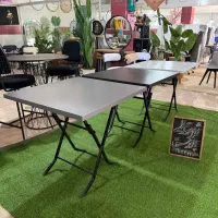 میز تاشو تمام ام دی اف لبه دار دوبل ۸۰