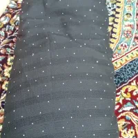پارچه مشکی نگین دار