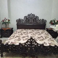 تخت و پاتختی و دراور میز ارایش