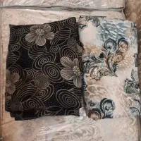 رومیزی ترمه قلمکار پارچه چادرندوخته کرپ سوغات مکه
