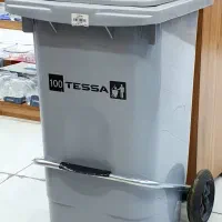 سطل زباله پدالدار فلزی ۱۰۰ لیتر به قیمت کارخانه