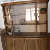 کمد ویترینی دو تکه