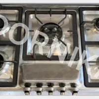سینک سبددار/گاز steel+h/هودلب شیشهh770