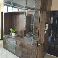 دکور میز تی وی همراه جاکفشی و کتابخانه