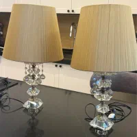یک جفت آباژور کریستالی