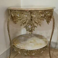 میز برنز ۲ طبقه