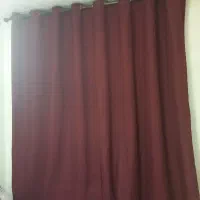 پرده کنفی زرشکی