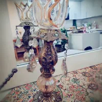 شمعدان لاله لب طلا