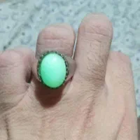 انگشترگوهرشب چراغ دورنگ