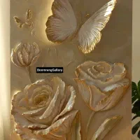 تابلو دکوراتیو فوق برجسته تماما کار دست