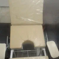 تخت معاینه زنان ژنیکو همراه پله در حد نو کم کارکرد