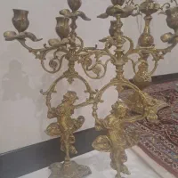 شمعدونی برنز سنگین قدیمیه