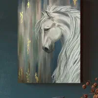 تابلو نقاشی رنگ روغن طرح اسب