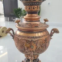 سماور مسی تمام کاردست تراشکاری شده