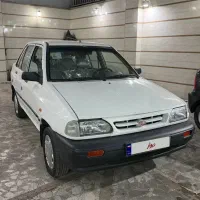 پراید مدل ۸۷ سفید شاسی سالم