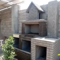 باربیکیو و آبنما باغ