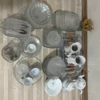 ظرف و ظروف شیشه ایی