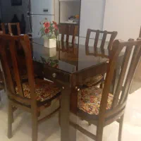 مبل و نهارخوری با رویه فرش دستبافت