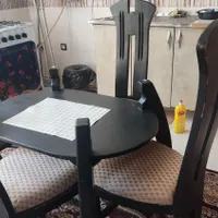 میزوصندلی نهارخوری سالم بدون شکستگی کیفیت چوب عالی|میز و صندلی غذاخوری|بجنورد, |دیوار