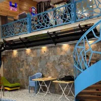 بخاری سقفی چالوس.گرمایش حرفه‌ای کافه