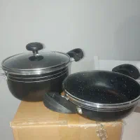 ست قابلمه و ماهیتابه دو نفره