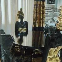 صندلی کاترین ورق طلا