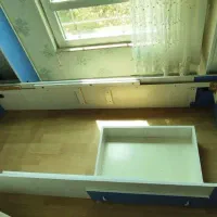 تخت یک نفره + تشک رویال