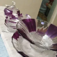 ظرف شیشه ای مدل دار