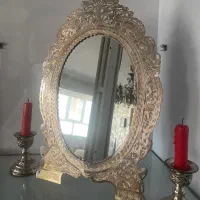 اینه وشمعدان نقره کار تبریر