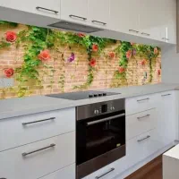 کاشی بین کابینتی سه بعدی طرح طبیعت و منظره