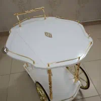 میز بار چرخ‌دار کالسکه ای