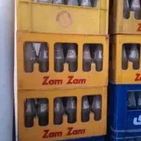 جعبه نوشابه شیشه ای سبد زمزم و پپسی قدیمی