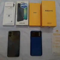 فروش فوری دو عدد گوشی A06 و poco m3
