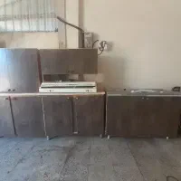 کابینت mdf هود سینک دولگنه لگن راست کار کرده