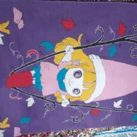 فرش اتاق کودک سالم،نرم،تمیزوسنگین ۴متری درحدنو