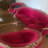 فروش دو جفت مبل راحتی و استیل