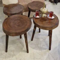میز عسلی روستیک