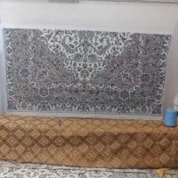 قالی دست باف پشم و ابریشم