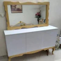 آینه وکنسول نو چوب راش