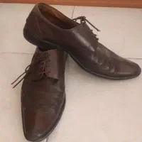 کفش مردانه چرم قهوه ای سایز ۴۱  قیمت ۷۰۰