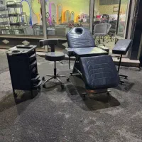 ست تخت تتو استادکار آرمرست ترولی باهم ۲۶پاف صندلی