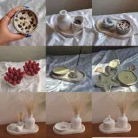 اکسسوری منزل شمع و سنگ مصنوعی و کارای کادویی