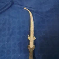 خنجر تمام نقره ۶۰ سانتی