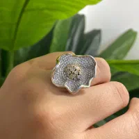 انگشتر نقره ایتالیا زنانه
