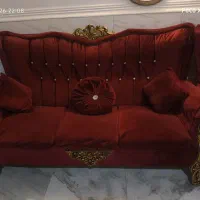 مبل هفت  نفره زرشکی