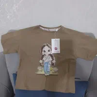 تیشرت دخترانه سایز۵تا۶سال نونواستفاده نشده