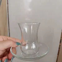 استکان کمرباریک نعلبکی نلبکی
